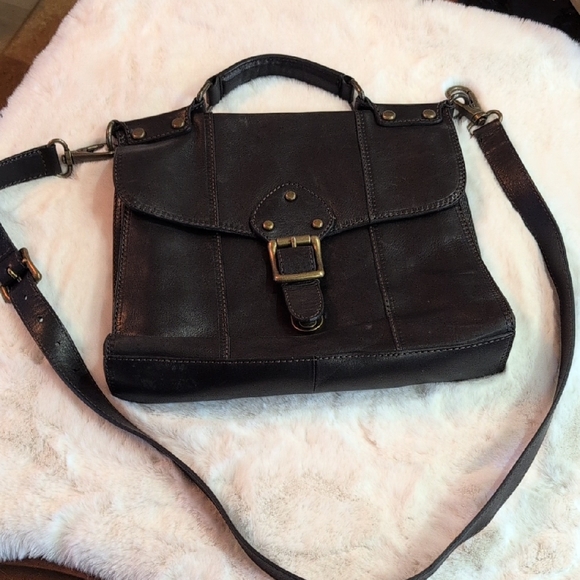 Fossil Handbags - Fossil Leather Crossbody Bag With Handle